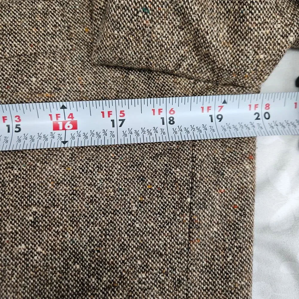 Vintage NinoCerruti RueRoyale Wallachs Tweed Sport Coat Academia Retro Prof Prep